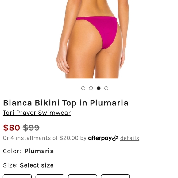 TORI PRAVER SWIMWEAR Bikini SET! In Plumeria - Picture 3 of 7